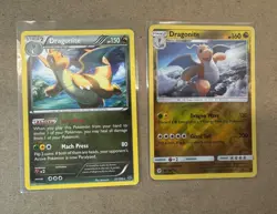 Dragonite Pokemon Vintage Card Lot 51/108 96/149 Common + Reverse Holo 2015 - Image 1