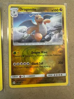 Dragonite Pokemon Vintage Card Lot 51/108 96/149 Common + Reverse Holo 2015 - Image 3