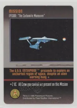 1996 Star Trek - The Card Game Mission Episode: The Corbomite Maneuver - Image 1