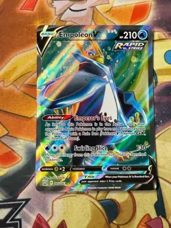 Empoleon V 145/163 Battle Styles NM Full Art Ultra Rare Pokemon Card - Image 1
