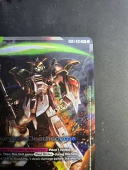 Gundam Deathscythe GD01-025 LR Foil Card Newtype Rising Gundam TCG OCG NM - Image 2