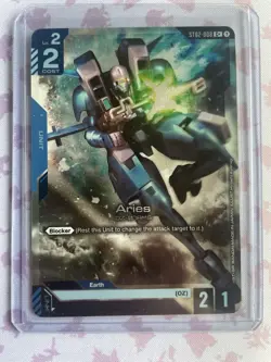 Gundam Card Game Aries C+ Alternate Art Wings Of Advance English Foil - Image 1