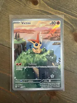 Pokemon TCG Victini Full Art Holo Black Star Promo Card 208 - Image 1