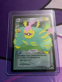 My Little Pony Collectible Card Game - Fluttershy, Saddle Rager - #147 UR - Image 1