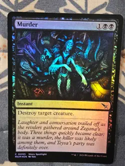 Murder FOIL (95/462) Murders at Karlov Manor MTG Magic the Gathering - Image 1