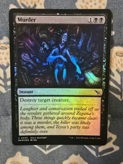 Murder FOIL (95/462) Murders at Karlov Manor MTG Magic the Gathering - Image 2