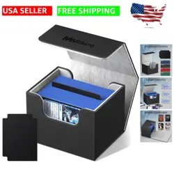 Elegant Commander Deck Box for 100+ MTG Cards - Magnetic Closure & Dividers - Image 1