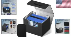 Elegant Commander Deck Box for 100+ MTG Cards - Magnetic Closure & Dividers - Image 2