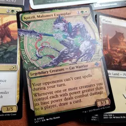 Magic Commander Deck MTG 100 - Cutsy Kutzil, Malamet Exemplar CATS Green & White - Image 1