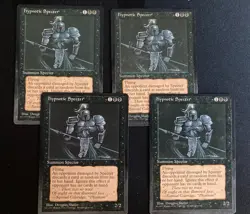 Hypnotic Specter (4th Edition MTG) ALTERED playset of four (4) hand painted! - Image 1