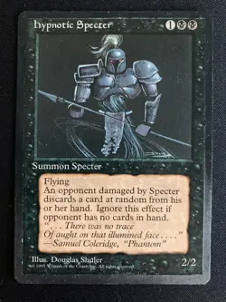 Hypnotic Specter (4th Edition MTG) ALTERED playset of four (4) hand painted! - Image 2