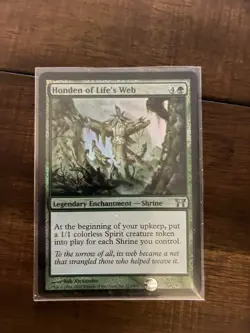 MTG HONDEN OF LIFE'S WEB (Foil) Champions of Kamigama Magic the Gathering - Image 1