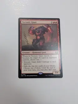 MTG - Tectonic Giant - Commander: Duskmourn (DSC) NM/M Condition - Image 1