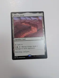 MTG - Shivan Gorge - Commander: Duskmourn (DSC) NM/M Condition - Image 1