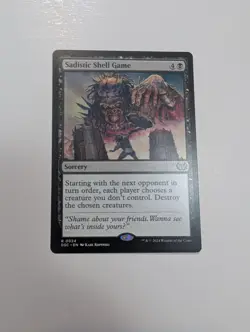 MTG - Sadistic Shell Game - Commander: Duskmourn (DSC) NM/M Condition - Image 1