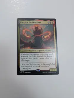 MTG - Kaervek the Merciless - Commander: Duskmourn (DSC) NM/M Condition - Image 1