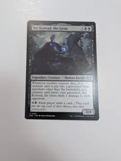 MTG - Syr Konrad, the Grim - Commander: Duskmourn (DSC) NM/M Condition - Image 1