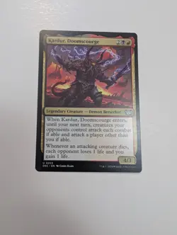MTG - Kardur, Doomscourge - Commander: Duskmourn (DSC) NM/M Condition - Image 1