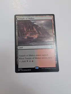 MTG - Temple of Malice - Commander: Duskmourn (DSC) NM/M Condition - Image 1
