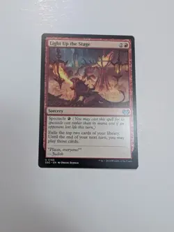 MTG - Light Up the Stage - Commander: Duskmourn (DSC) NM/M Condition - Image 1