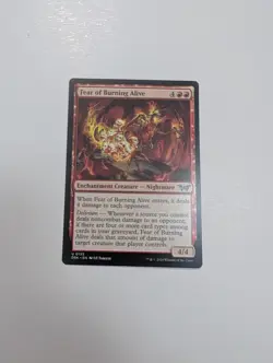 MTG - Fear of Burning Alive - Commander: Duskmourn (DSC) NM/M Condition - Image 1