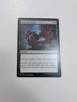 MTG - Infernal Grasp - Commander: Duskmourn (DSC) NM/M Condition - Image 1