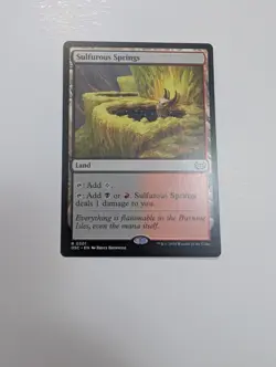 MTG - Sulfurous Springs - Commander: Duskmourn (DSC) NM/M Condition - Image 1