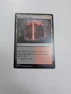 MTG - Bloodfell Caves - Commander: Duskmourn (DSC) NM/M Condition - Image 1