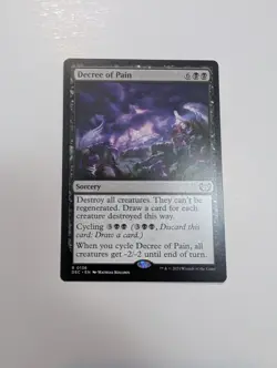 MTG - Decree of Pain - Commander: Duskmourn (DSC) NM/M Condition - Image 1