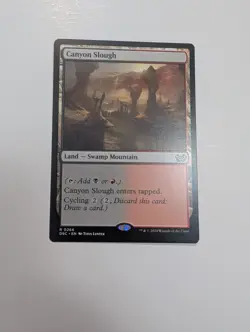 MTG - Canyon Slough - Commander: Duskmourn (DSC) NM/M Condition - Image 1