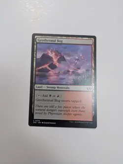 MTG - Geothermal Bog - Commander: Duskmourn (DSC) NM/M Condition - Image 1