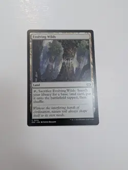 MTG - Evolving Wilds - Commander: Duskmourn (DSC) NM/M Condition - Image 1