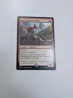 MTG - Rampaging Ferocidon - Commander: Duskmourn (DSC) NM/M Condition - Image 1