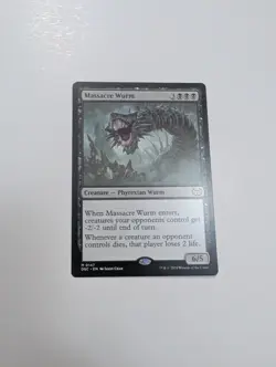 MTG - Massacre Wurm - Commander: Duskmourn (DSC) NM/M Condition - Image 1