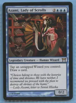 MTG: Champions of Kamigawa: Azami, Lady of Scrolls - Image 1