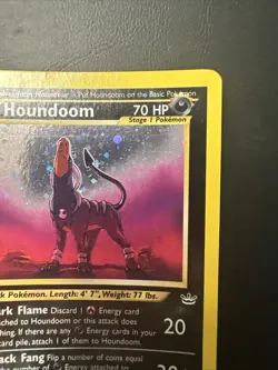 Pokemon Neo Revelation 2001 Houndoom 8/64 1st Edition Holo Rare PSA 8 - Image 3