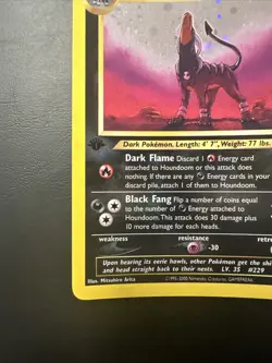 Pokemon Neo Revelation 2001 Houndoom 8/64 1st Edition Holo Rare PSA 8 - Image 4