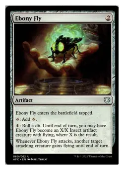 Ebony Fly 60 UC Commander: Adventures in the Forgotten Realms NM - Image 1