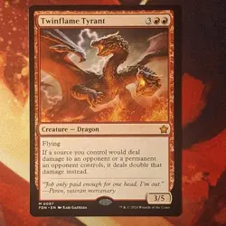 Twinflame Tyrant Foundations MTG # 97 Regular - Image 1