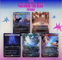 SECRET LAIR X MTG CATS ARE THE BEST CATS OF CHAOS FOIL EDITION PRE ORDER - Image 1