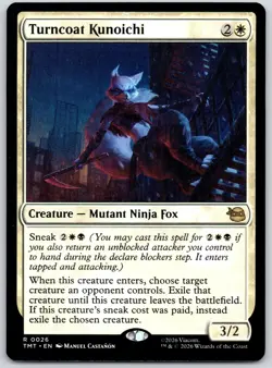 Turncoat Kunoichi 0026 Rare Teenage Mutant Ninja Turtles MTG NM - Image 1