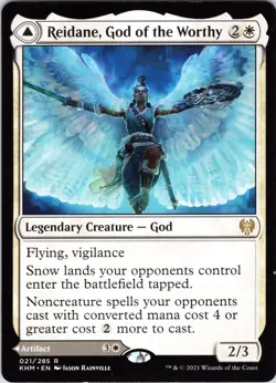 Reidane, God of the Worthy 21 Rare Kaldheim Magic: The Gathering Lightly Played - Image 1