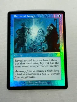 MTG FOIL Retraced Image Torment Magic the Gathering - Image 1