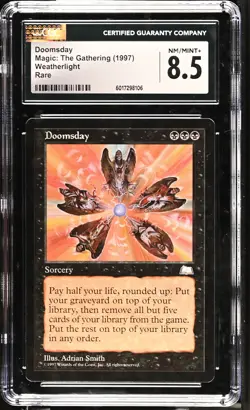 DOOMSDAY Weatherlight Rare CGC 8.5 Vintage MTG [Nostalgium] - Image 1