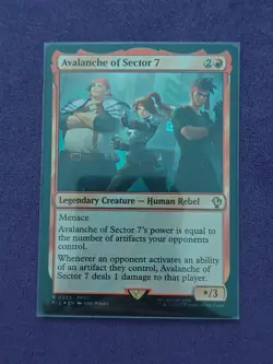 Avalanche of Sector 7 (Surge Foil) #53 (NM) Final Fantasy FIC Magic MTG - Image 1
