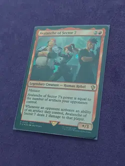 Avalanche of Sector 7 (Surge Foil) #53 (NM) Final Fantasy FIC Magic MTG - Image 2