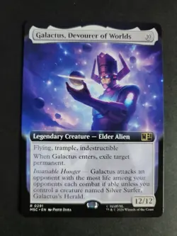 Galactus, Devourer of Worlds (Extended Art) Rare Marvel Super Heroes Commander - Image 1