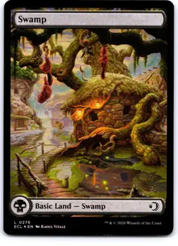 Swamp (0276) 276 Land Lorwyn Eclipsed Magic: The Gathering Foil Near Mint - Image 1