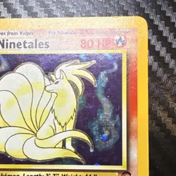 Wizards of the Coast Ninetales 13/130 Base Set 2 Holo Rare EN 80HP 2000 - Image 3