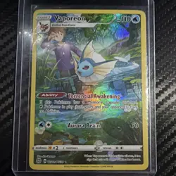 The Pokemon Company Vaporeon TG02/TG30 Brilliant Stars TG Holo UR EN 2022 110HP - Image 1